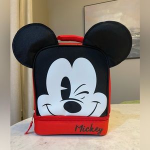 Mickey Mouse Double Compartment Insulated Lunch Bag
